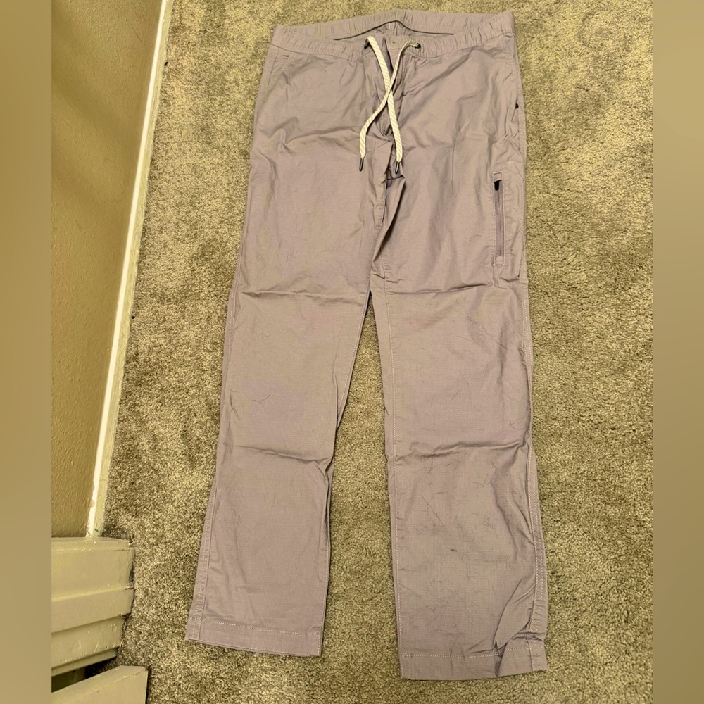 Women’s Vuori Duraterra Ripstop Pants Large Hazel Purple Drawstring VW401
